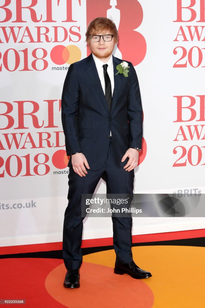 The BRIT Awards 2018 - Red Carpet Arrivals