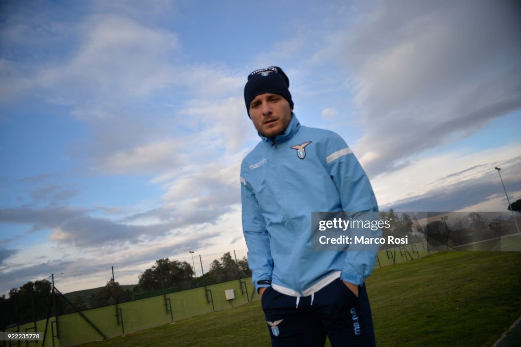 SS Lazio Training Session And Press Conference