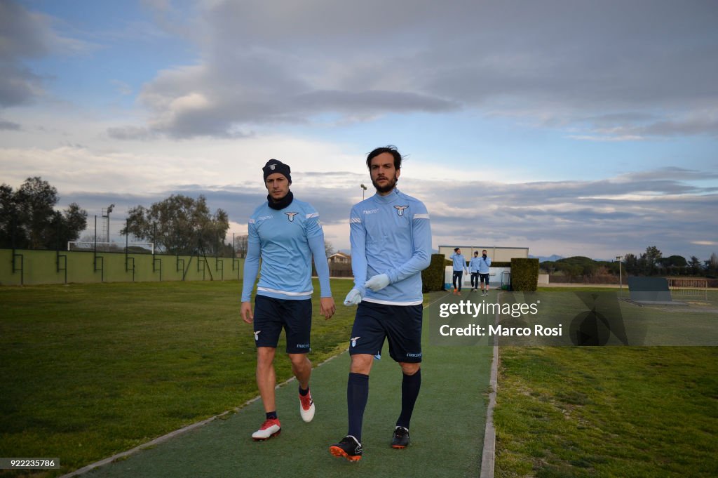 SS Lazio Training Session And Press Conference