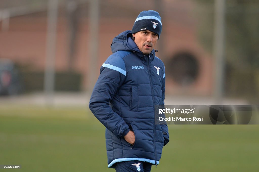 SS Lazio Training Session And Press Conference