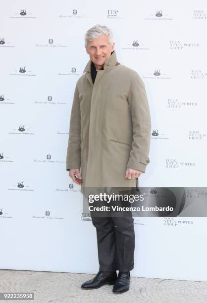 Andrea Illy attends 'Italiana. L'Italia Vista Dalla Moda 1971-2001' exhibition preview during Milan Fashion Week Fall/Winter 2018/19 at Palazzo Reale...