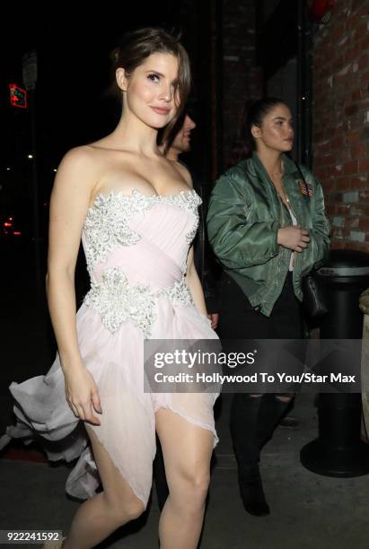 Amanda Cerny is seen on February 20, 2018 in Los Angeles, California.