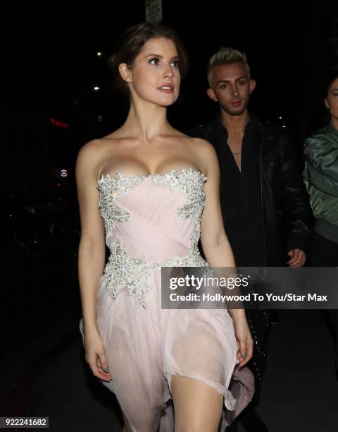 Amanda Cerny is seen on February 20, 2018 in Los Angeles, California.