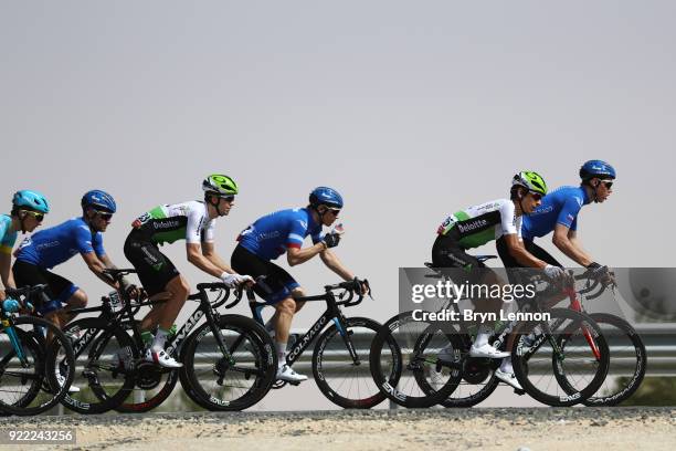 4th Abu Dhabi Tour 2018 / Stage 1 Lachlan Morton of Australia / Scott Davies of Great Britain / Madinat Zayed - Madinat Zayed-Adnoc School / Al Fahim...