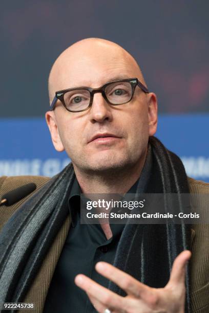 Steven Soderbergh attends the 'Unsane' press conference during the 68th Berlinale International Film Festival Berlin at Grand Hyatt Hotel on February...