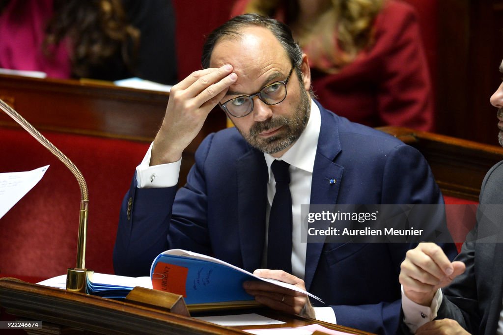 Sessions Of Questions To The Government At French Assembly In Paris