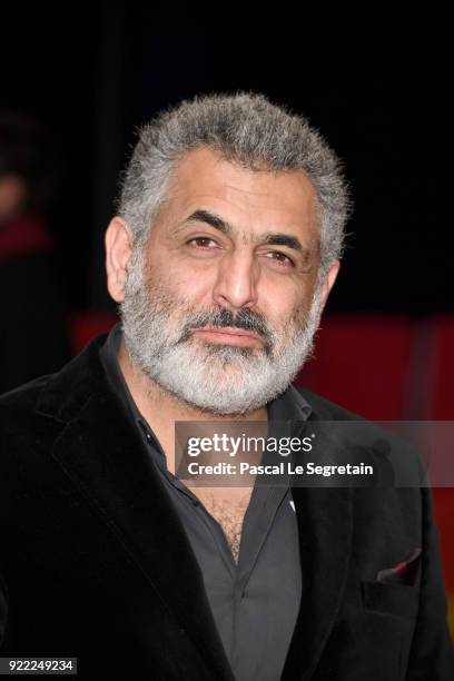 Mani Haghighi attends the 'Pig' premiere during the 68th Berlinale International Film Festival Berlin at Berlinale Palast on February 21, 2018 in...