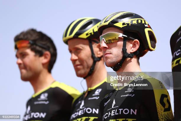 4th Abu Dhabi Tour 2018 / Stage 1 Start / Podium / Simon Yates of Great Britain / Team Mitchelton-Scott of Australia / Madinat Zayed - Madinat...