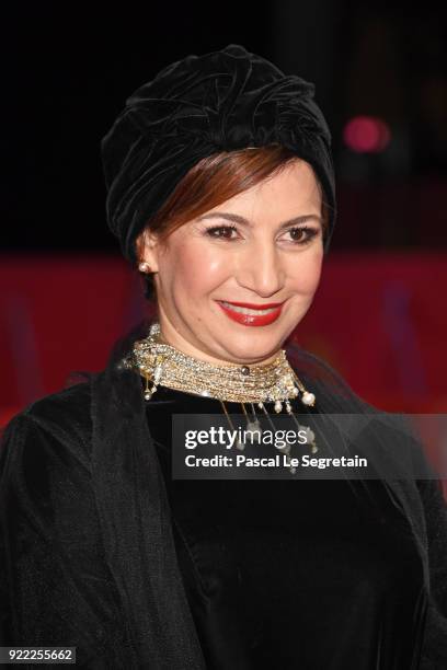 Leili Rashidi attends the 'Pig' premiere during the 68th Berlinale International Film Festival Berlin at Berlinale Palast on February 21, 2018 in...