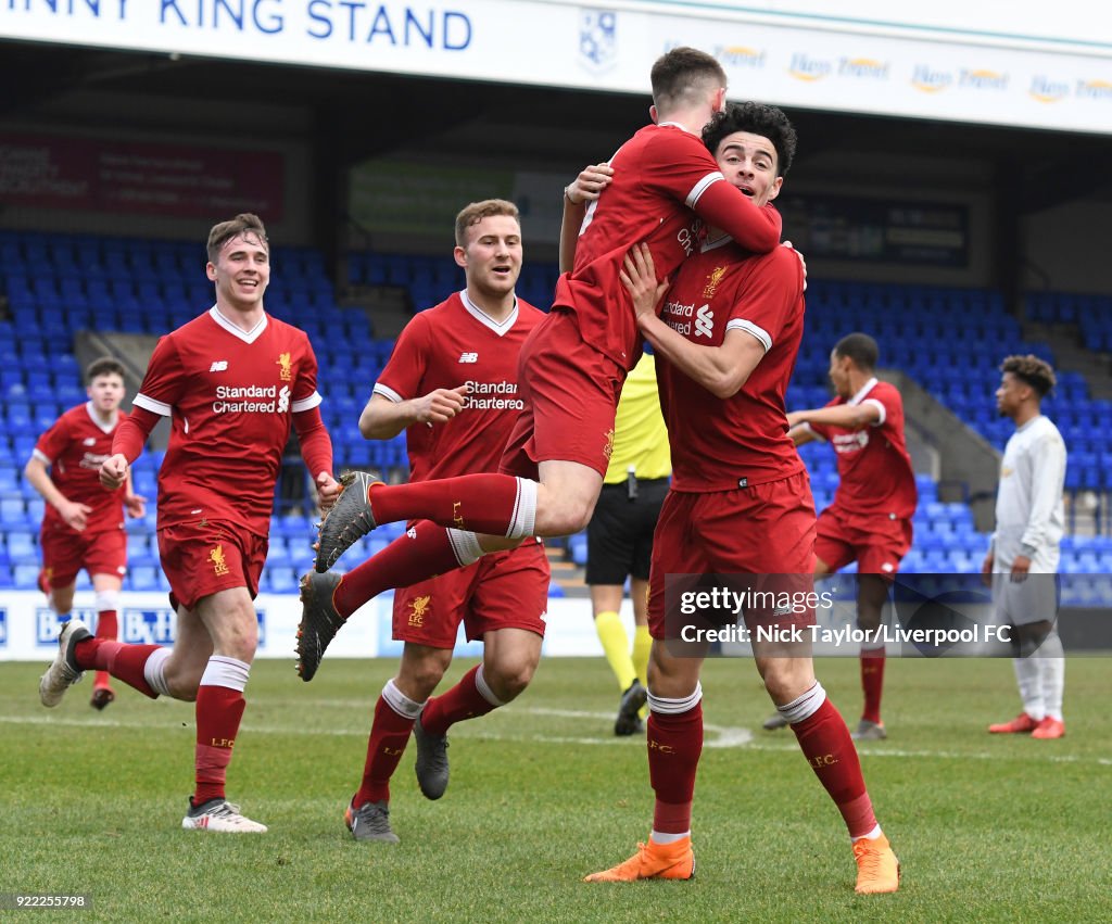 Liverpool v Manchester United: UEFA Youth League