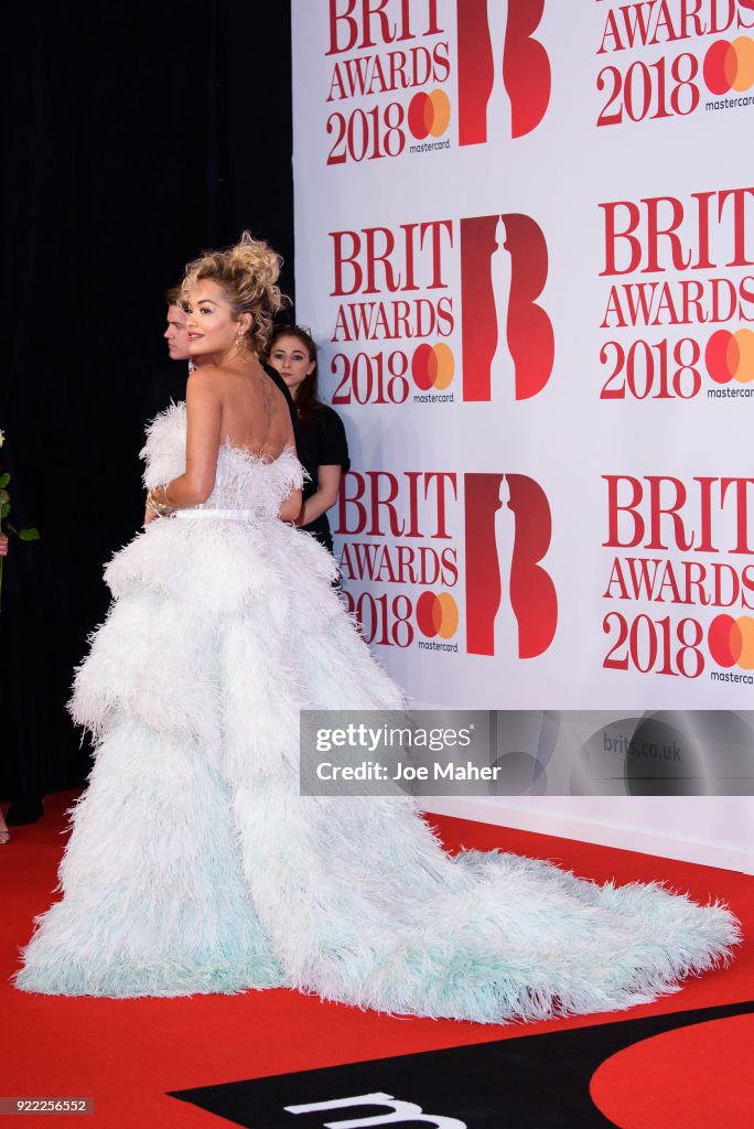 The BRIT Awards 2018 - Red Carpet Arrivals