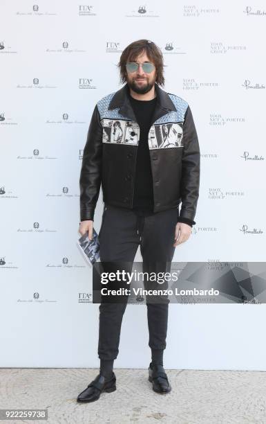 Francesco Vezzoli attends 'Italiana. L'Italia Vista Dalla Moda 1971-2001' exhibition preview during Milan Fashion Week Fall/Winter 2018/19 at Palazzo...