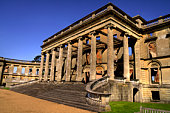 The south facade of Witley Court, Worcestershire, England