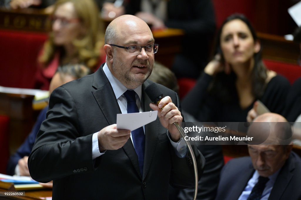 Sessions Of Questions To The Government At French Assembly In Paris