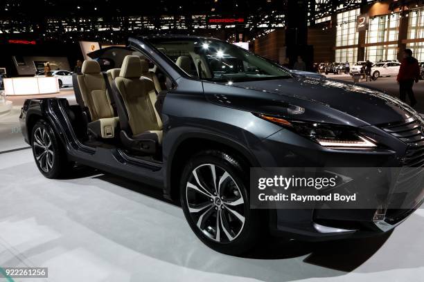 Lexus RX 350L is on display at the 110th Annual Chicago Auto Show at McCormick Place in Chicago, Illinois on February 9, 2018.