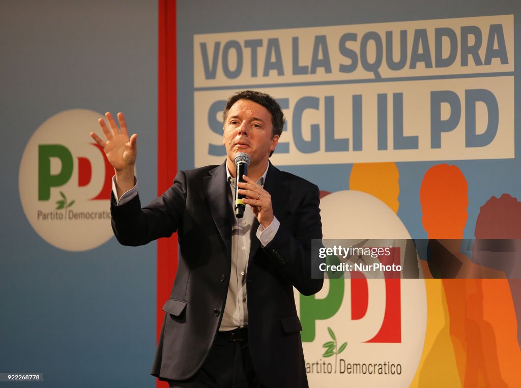 Matteo Renzi election campaign in Sicily