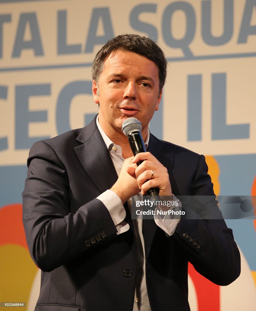 Matteo Renzi election campaign in Sicily