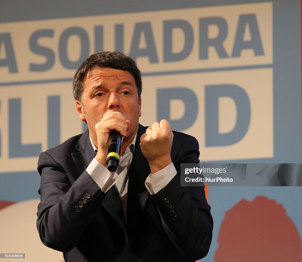 Matteo Renzi election campaign in Sicily