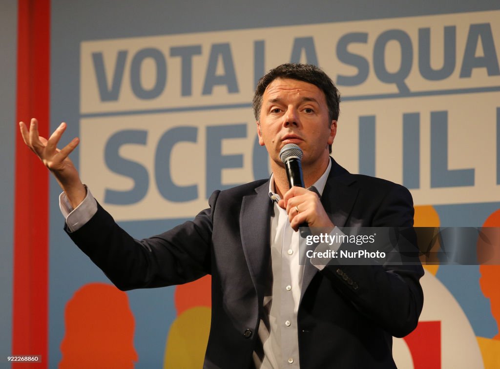 Matteo Renzi election campaign in Sicily