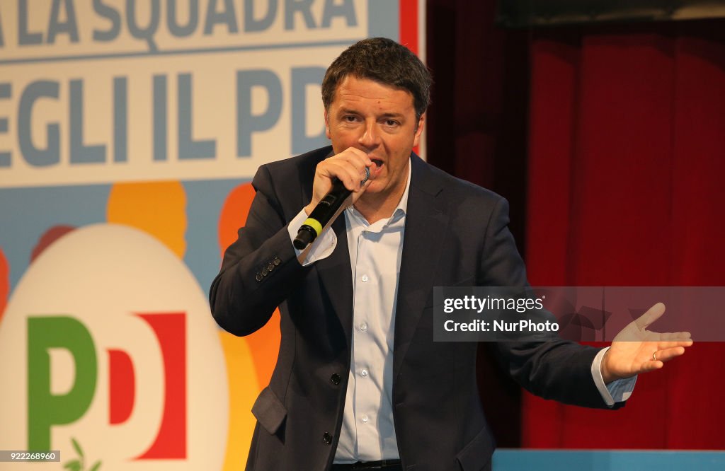 Matteo Renzi election campaign in Sicily