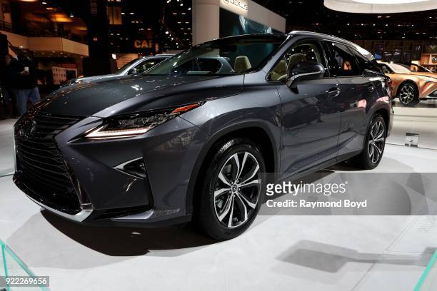 Lexus RX 350L is on display at the 110th Annual Chicago Auto Show at McCormick Place in Chicago, Illinois on February 9, 2018.