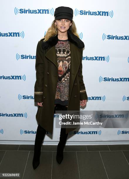 Lala Kent visits SiriusXM at SiriusXM Studios on February 21, 2018 in New York City.