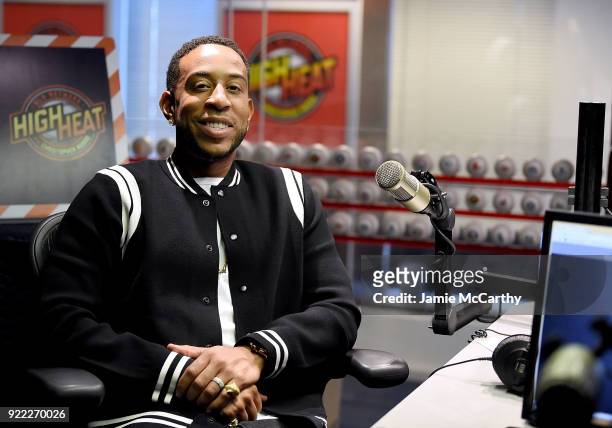 Ludacris visits SiriusXM at SiriusXM Studios on February 21, 2018 in New York City.