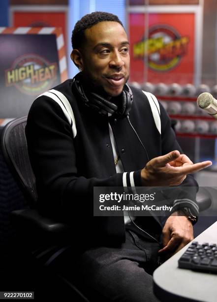 Ludacris visits SiriusXM at SiriusXM Studios on February 21, 2018 in New York City.