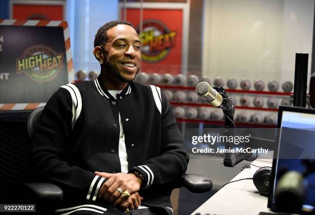 Ludacris visits SiriusXM at SiriusXM Studios on February 21, 2018 in New York City.