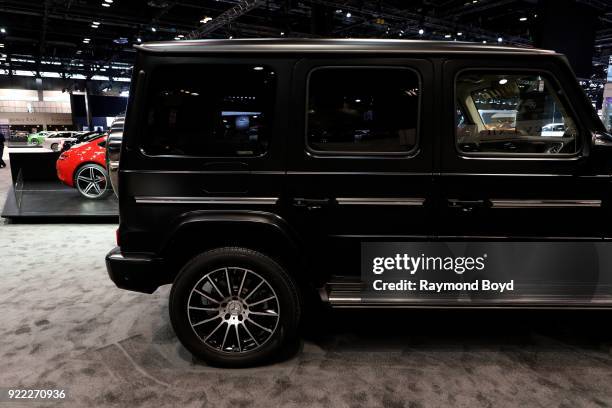 Mercedes Benz G Class is on display at the 110th Annual Chicago Auto Show at McCormick Place in Chicago, Illinois on February 9, 2018.