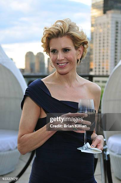 Alexis Stewart attends the launch party for "Whatever Martha" at the Empire Hotel Roof Deck on September 10, 2008 in New York City.