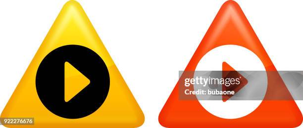 play button. - white play button stock illustrations