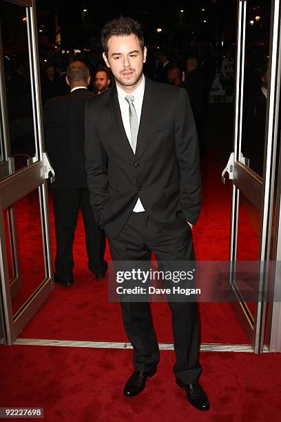 Danny Dyer attends the premiere of Dead Man Running during the The Times BFI London Film Festival held at The Odeon West End on October 22, 2009 in...