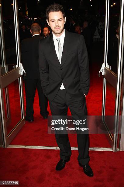 Danny Dyer attends the premiere of Dead Man Running during the The Times BFI London Film Festival held at The Odeon West End on October 22, 2009 in...