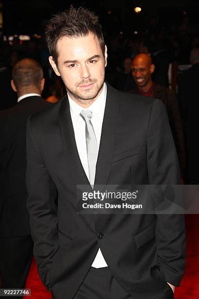 Danny Dyer attends the premiere of Dead Man Running during the The Times BFI London Film Festival held at The Odeon West End on October 22, 2009 in...