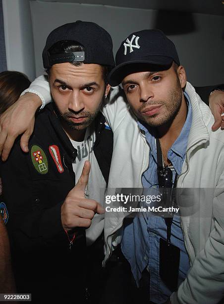 Jus Ske and Richie Akiva attend the 40/40 Club Hosts Jay-Zs Exclusive After Party at The 40/40 Club in New York on May 6,2008
