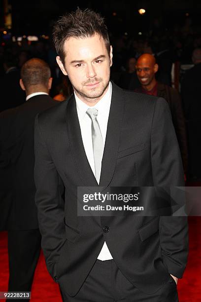 Danny Dyer attends the premiere of Dead Man Running during the The Times BFI London Film Festival held at The Odeon West End on October 22, 2009 in...