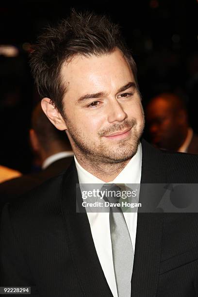 Danny Dyer attends the premiere of Dead Man Running during the The Times BFI London Film Festival held at The Odeon West End on October 22, 2009 in...