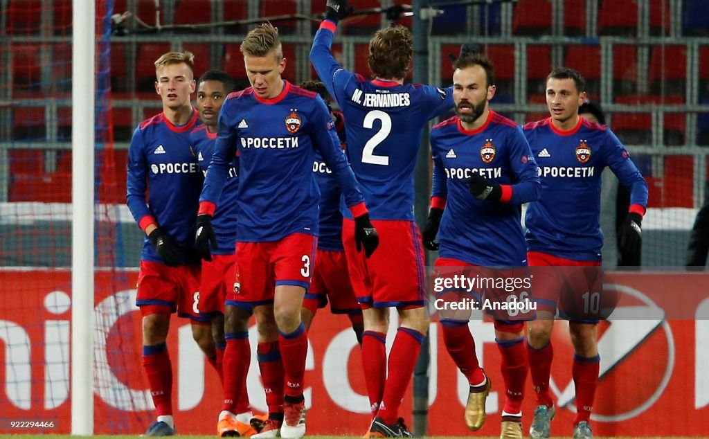 CSKA Moscow vs Crvena Zvezda : UEFA Europa League 