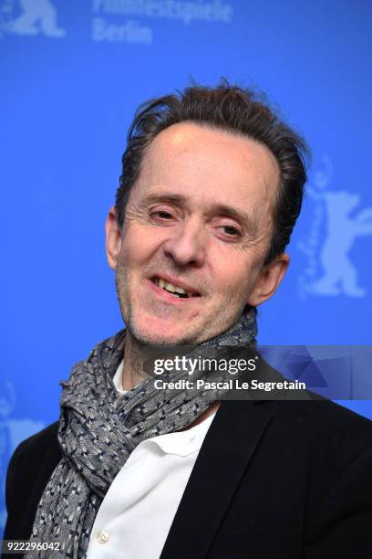 Kim Fupz Aakeson poses at the 'Becoming Astrid' photo call during the 68th Berlinale International Film Festival Berlin at Grand Hyatt Hotel on...