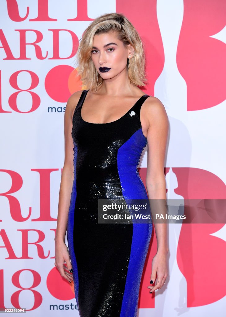 Brit Awards 2018 - Arrivals - London