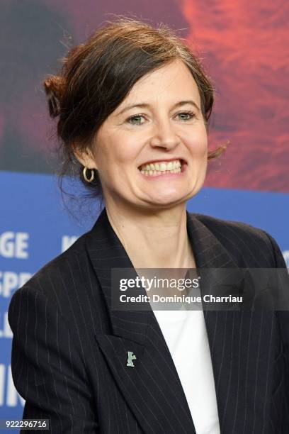 Pernille Fischer Christensen at the 'Becoming Astrid' press conference during the 68th Berlinale International Film Festival Berlin at Grand Hyatt...