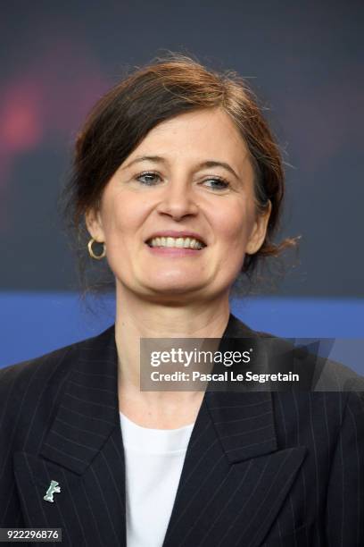 Pernille Fischer Christensen at the 'Becoming Astrid' press conference during the 68th Berlinale International Film Festival Berlin at Grand Hyatt...