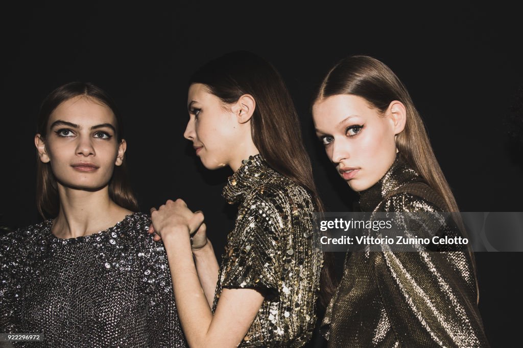 Alberta Ferretti - Backstage - Milan Fashion Week Fall/Winter 2018/19