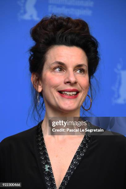 Anna Anthony poses at the 'Becoming Astrid' photo call during the 68th Berlinale International Film Festival Berlin at Grand Hyatt Hotel on February...