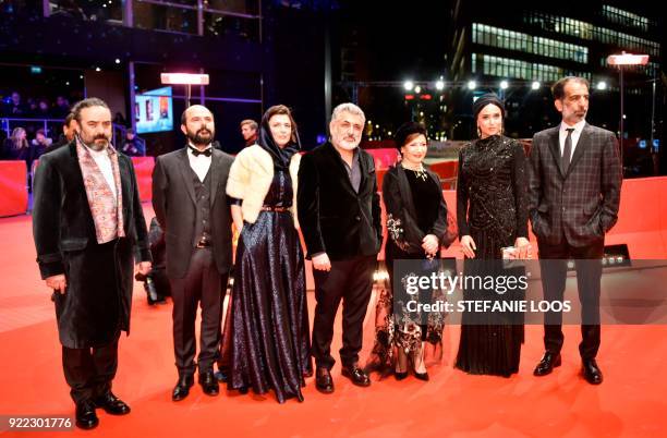 Actor Hasan Majuni, Iranian actor Ali Mosaffa, Iranian actress Leila Hatami, Iranian producer Mani Haghighi, Iranian actress Leili Rashidi, Iranian...