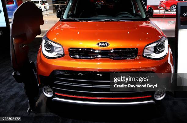 Soul is on display at the 110th Annual Chicago Auto Show at McCormick Place in Chicago, Illinois on February 9, 2018.