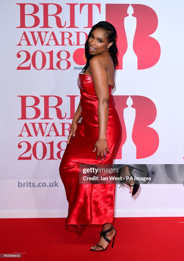 Brit Awards 2018 - Arrivals - London