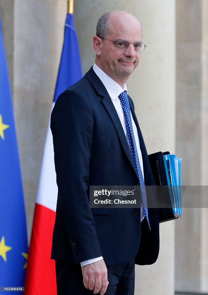 Conseil Des Ministres At Elysee Palace In Paris