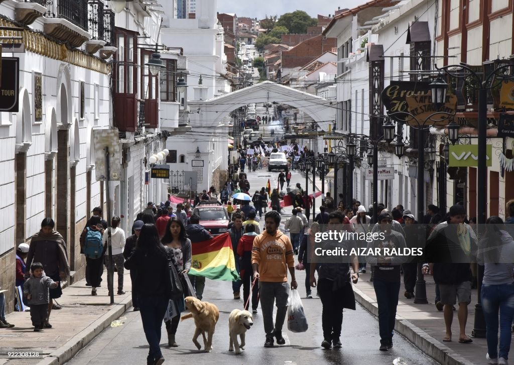 BOLIVIA-MORALES-PROTEST